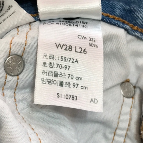 Levi's Classic 501 Button Fly Distressed Jeans - Picture 10 of 10